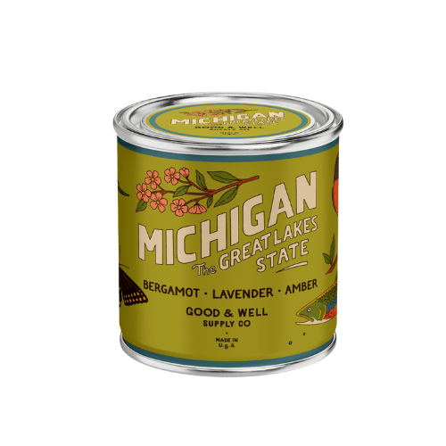 Good & Well Supply Co Michigan State Candle