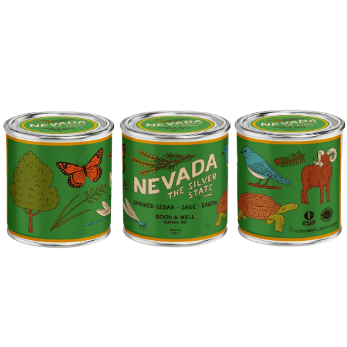 Good & Well Supply Co Nevada State Candle