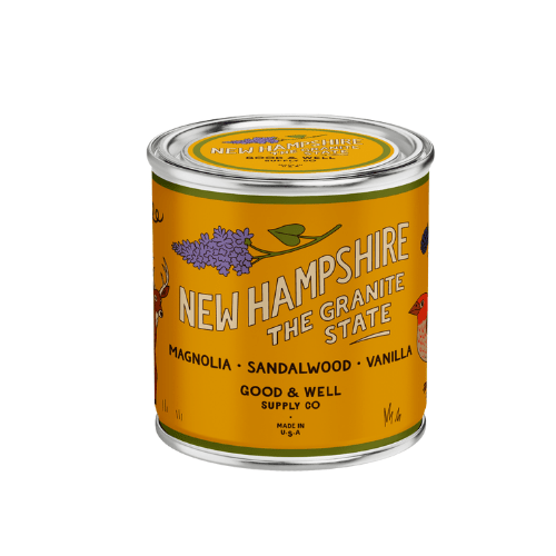 Good & Well Supply Co New Hampshire State Candle