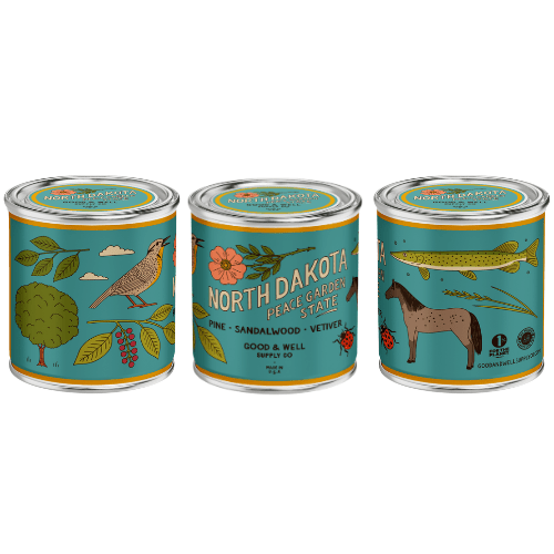 Good & Well Supply Co North Dakota State Candle