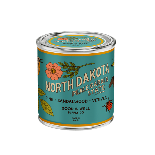 Good & Well Supply Co North Dakota State Candle