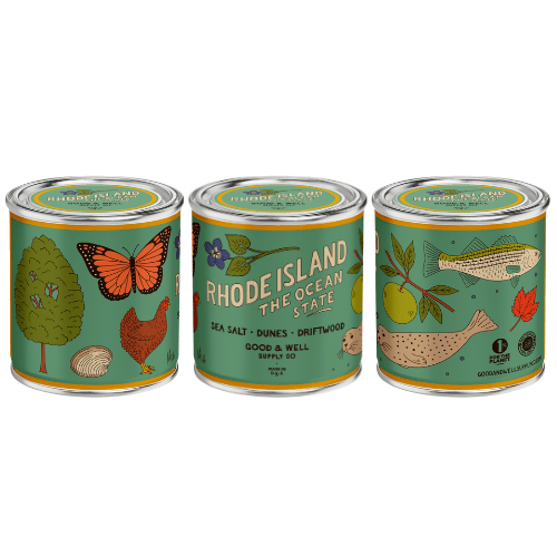 Good & Well Supply Co Rhode Island State Candle