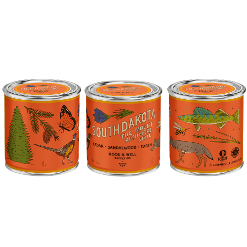 Good & Well Supply Co South Dakota State Candle