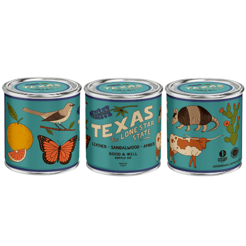 Good & Well Supply Co Texas State Candle