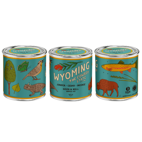 Good & Well Supply Co Wyoming State Candle