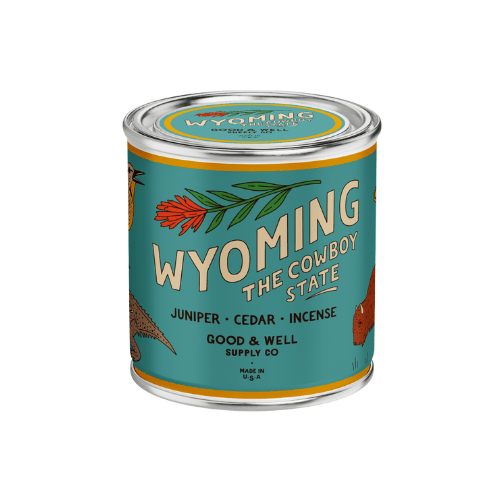 Good & Well Supply Co Wyoming State Candle