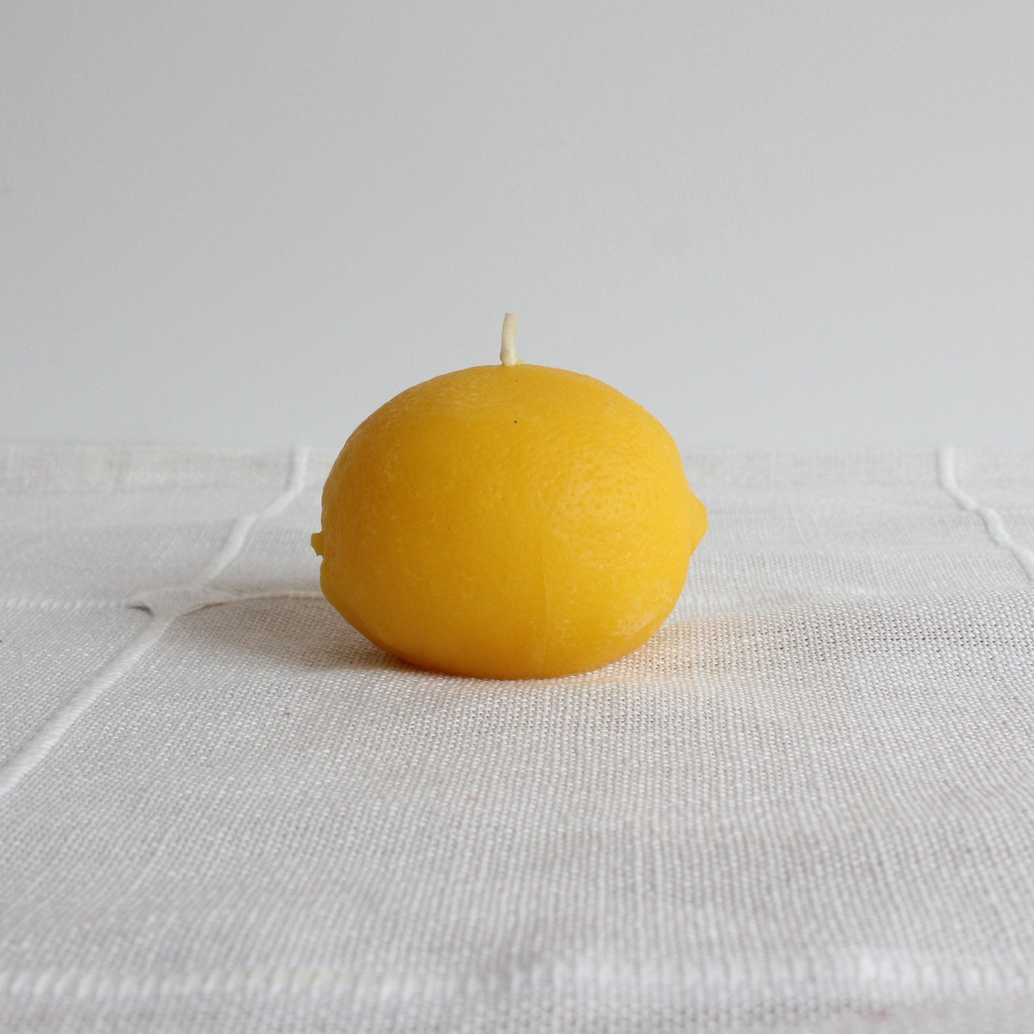 Happy Organics Beeswax Lemon Candle
