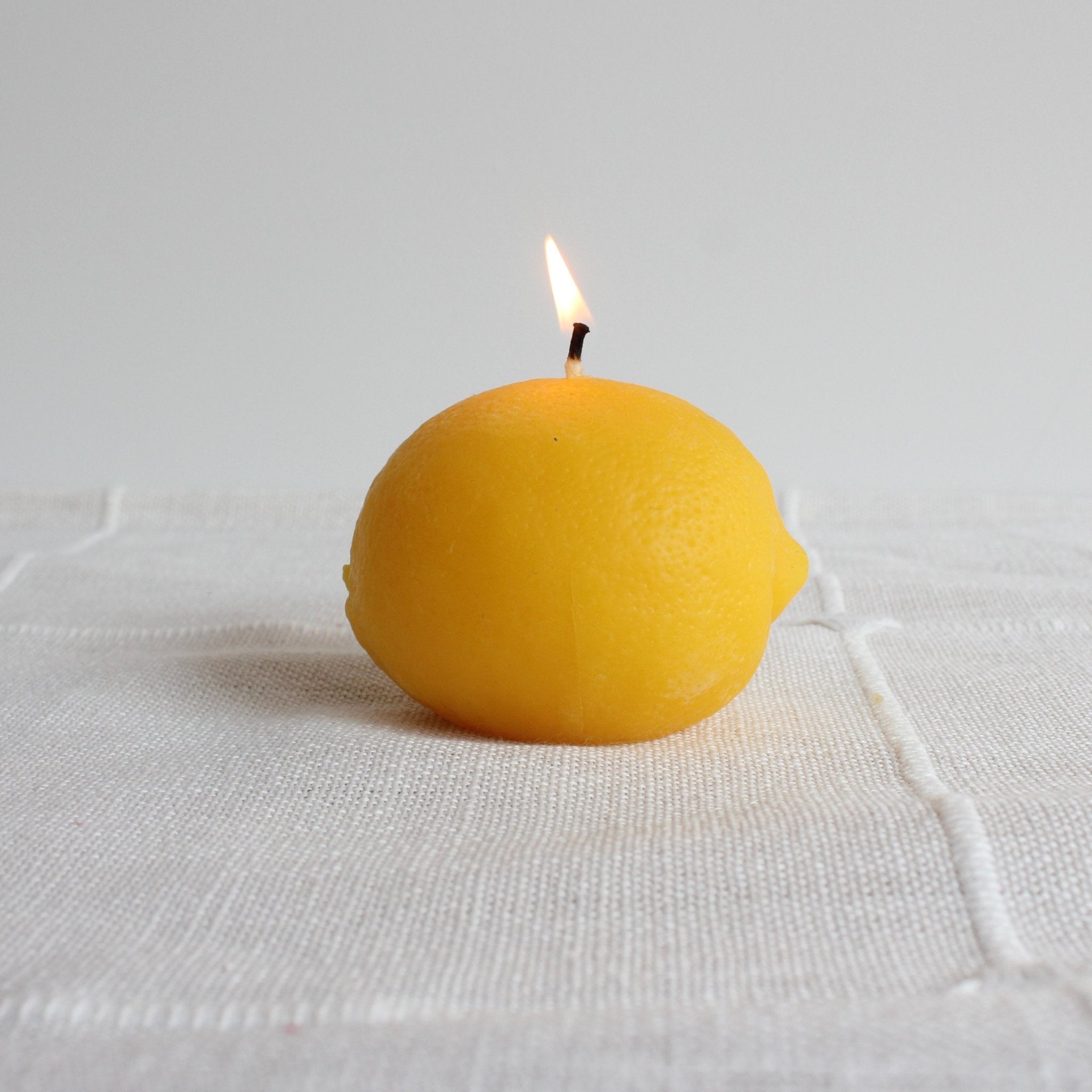 Happy Organics Beeswax Lemon Candle