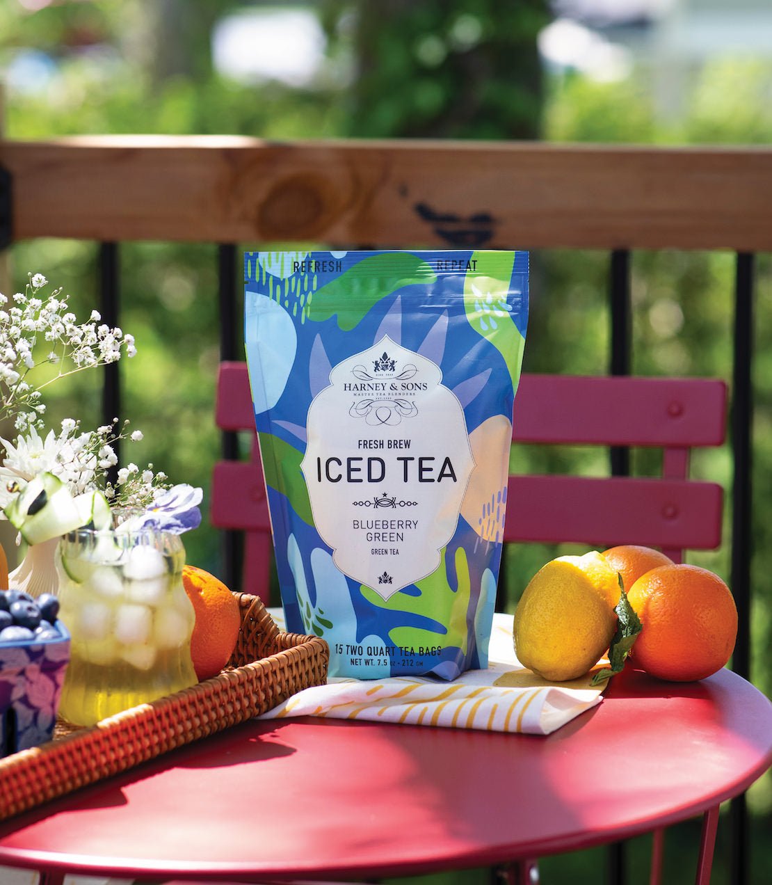 Harney & Sons Fine Teas Blueberry Green Fresh Brew Iced Tea