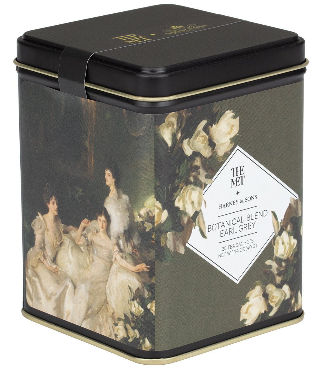 Harney & Sons Fine Teas Botanical Blend Earl Grey, Tin of 20 Sachets