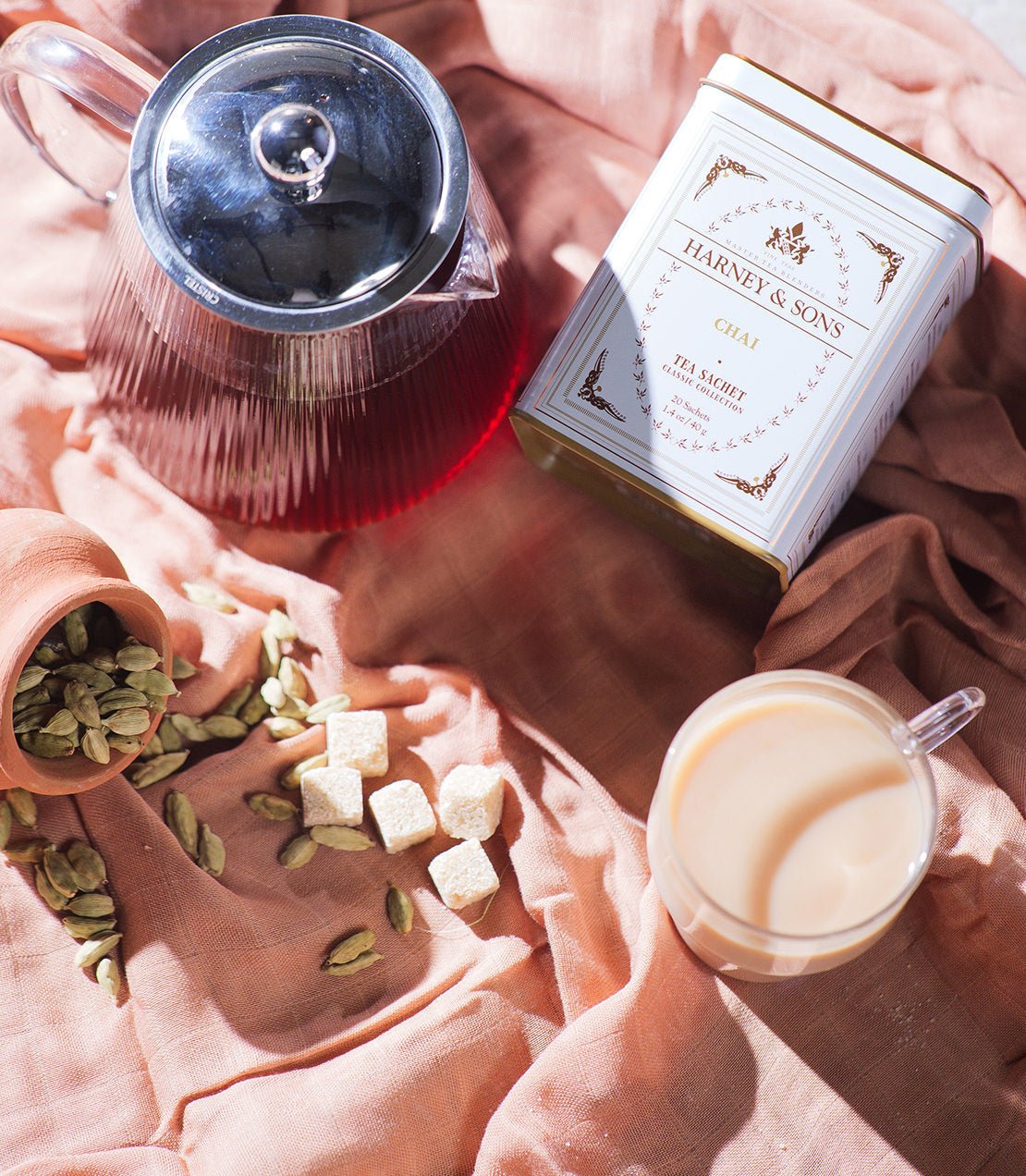 Harney & Sons Fine Teas Chai, Classic Tin of 20 Sachets