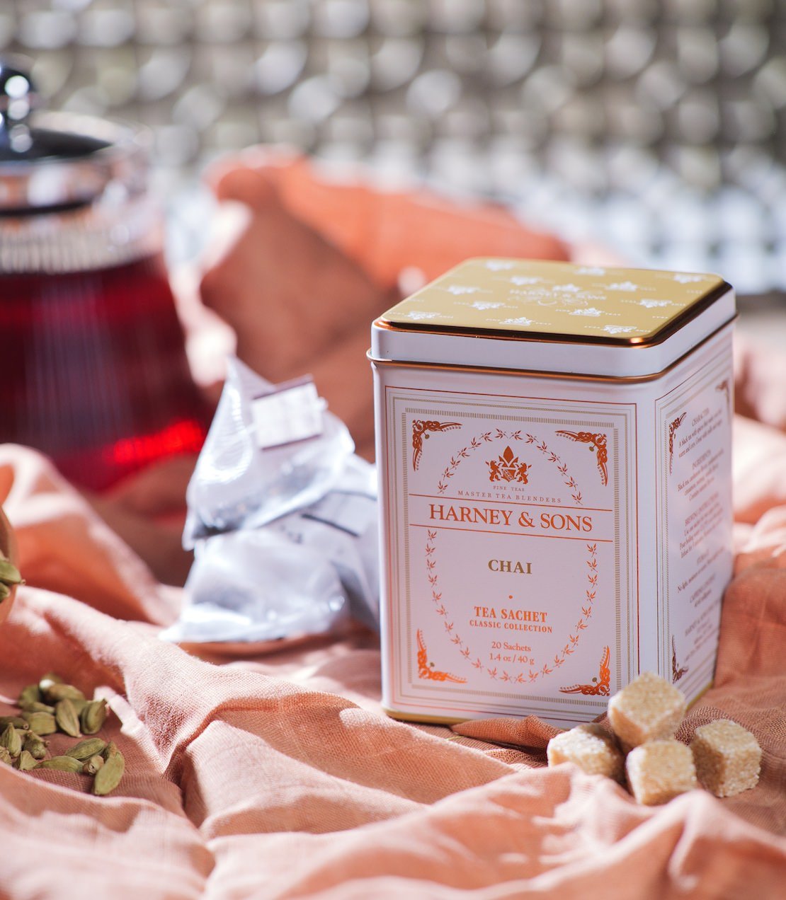 Harney & Sons Fine Teas Chai, Classic Tin of 20 Sachets