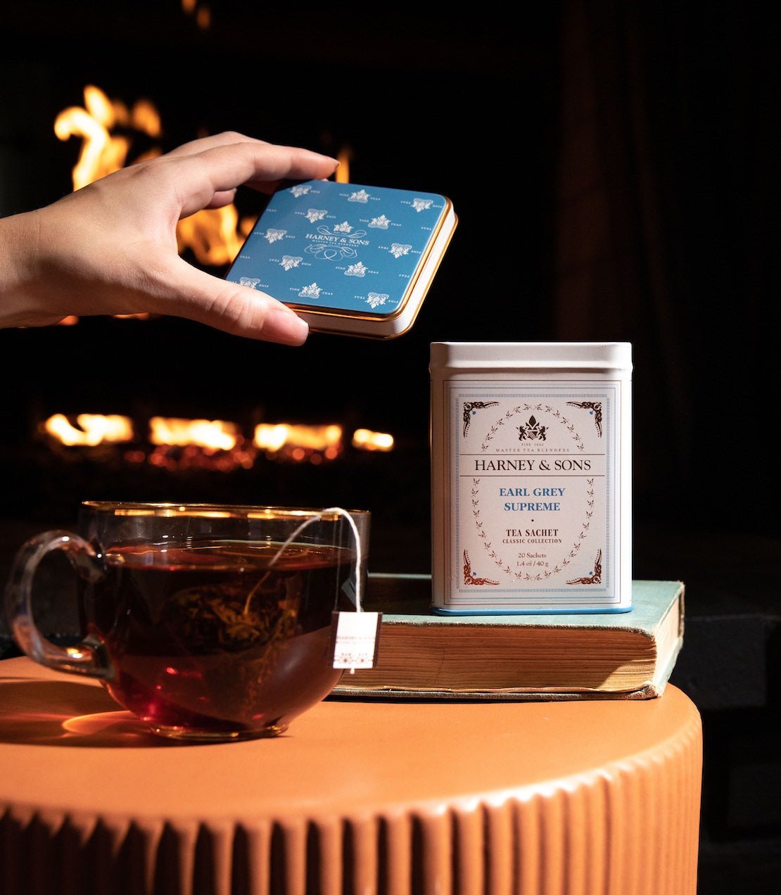 Harney & Sons Fine Teas Earl Grey Supreme, Classic Tin of 20 Sachets