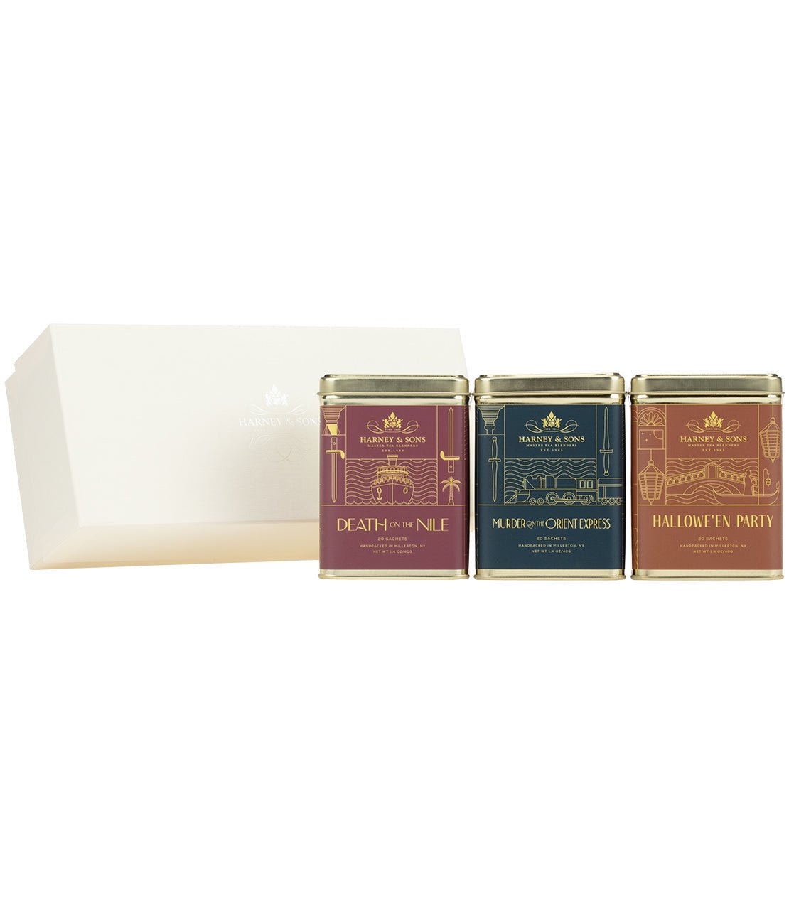 Harney & Sons Fine Teas Murder on the Orient Express Blend, Tin of 20 Sachets