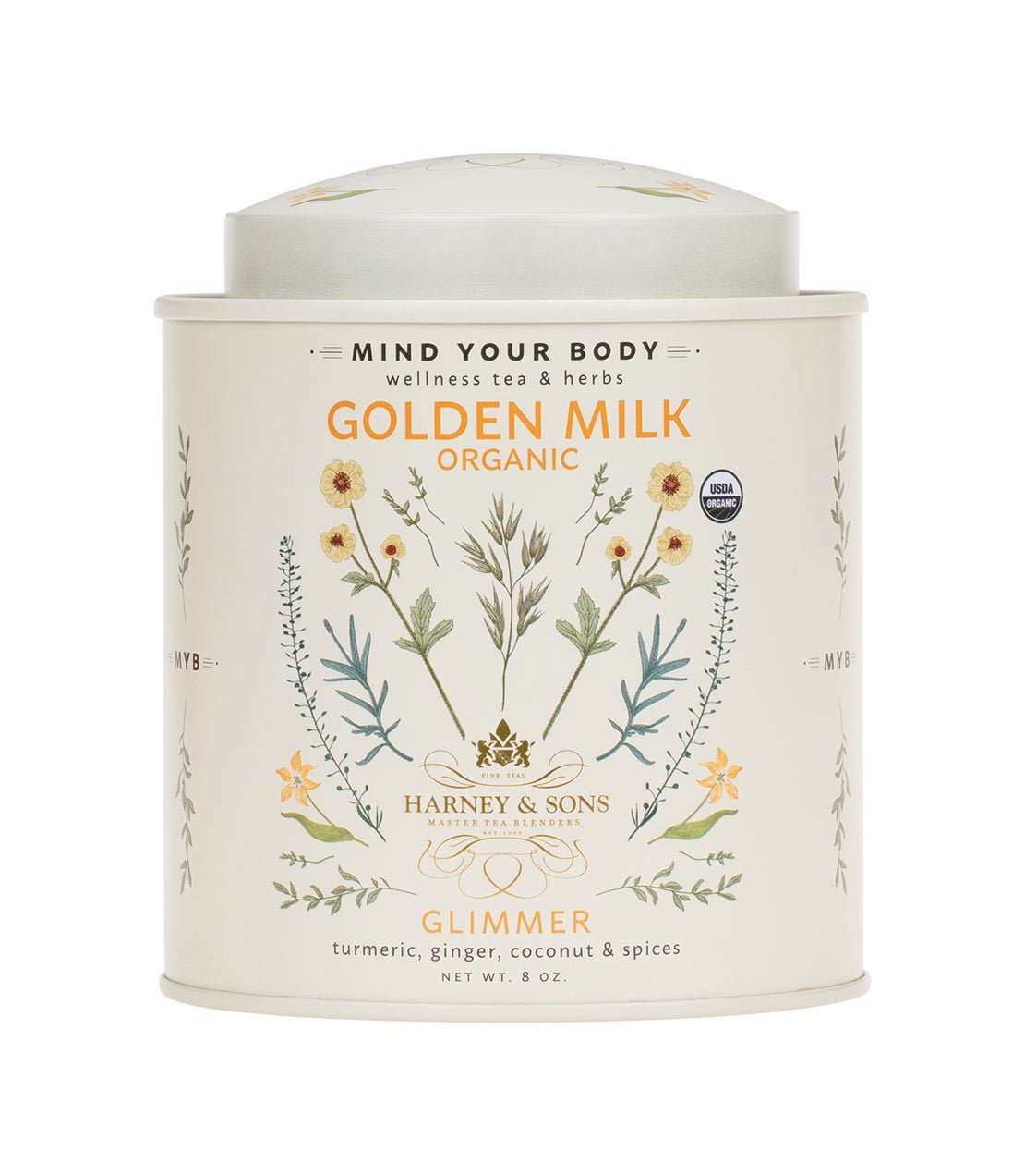 Harney & Sons Fine Teas Organic Golden Milk – Glimmer Wellness Blend