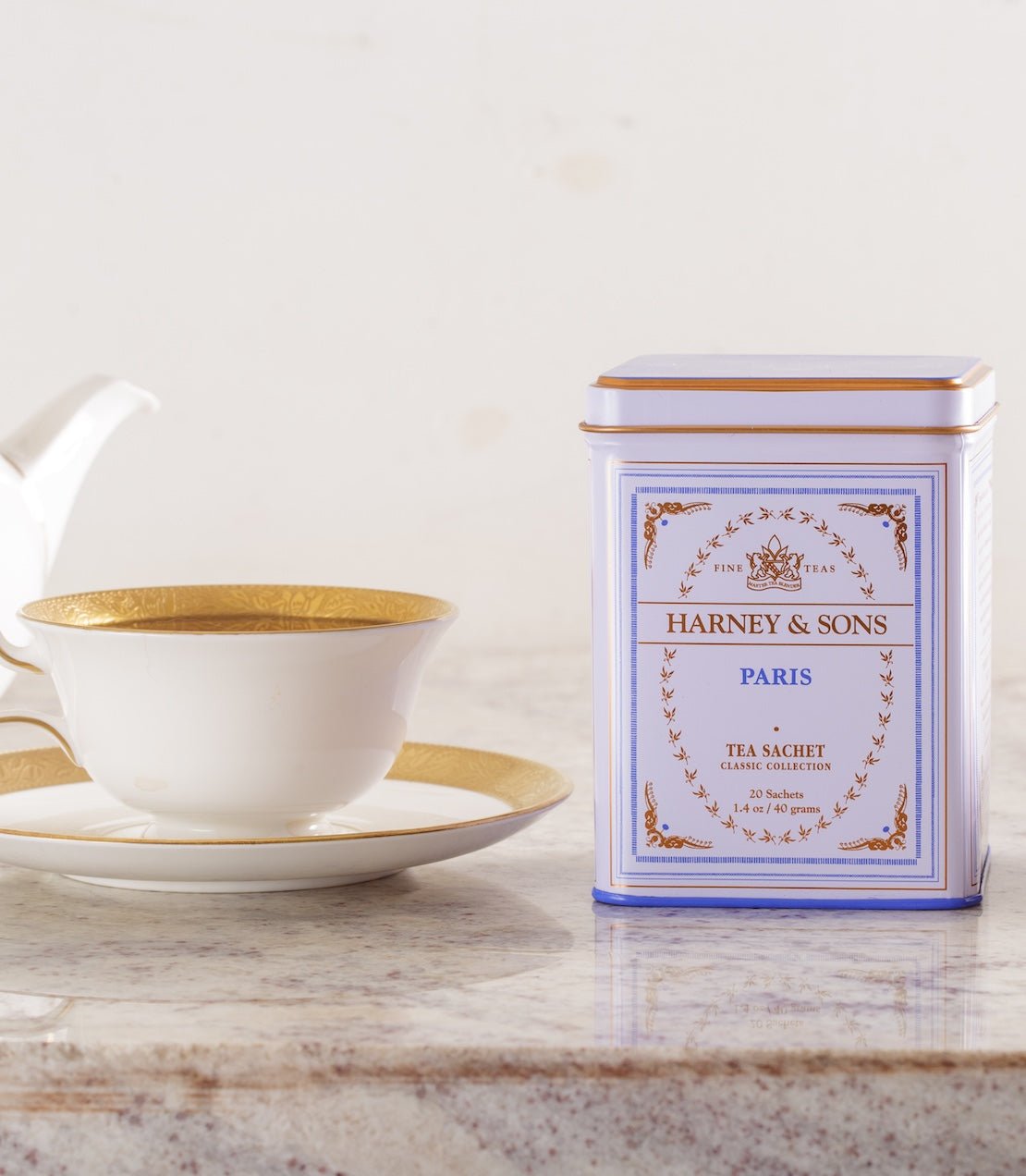 Harney & Sons Fine Teas Paris, Classic Tin of 20 Sachets