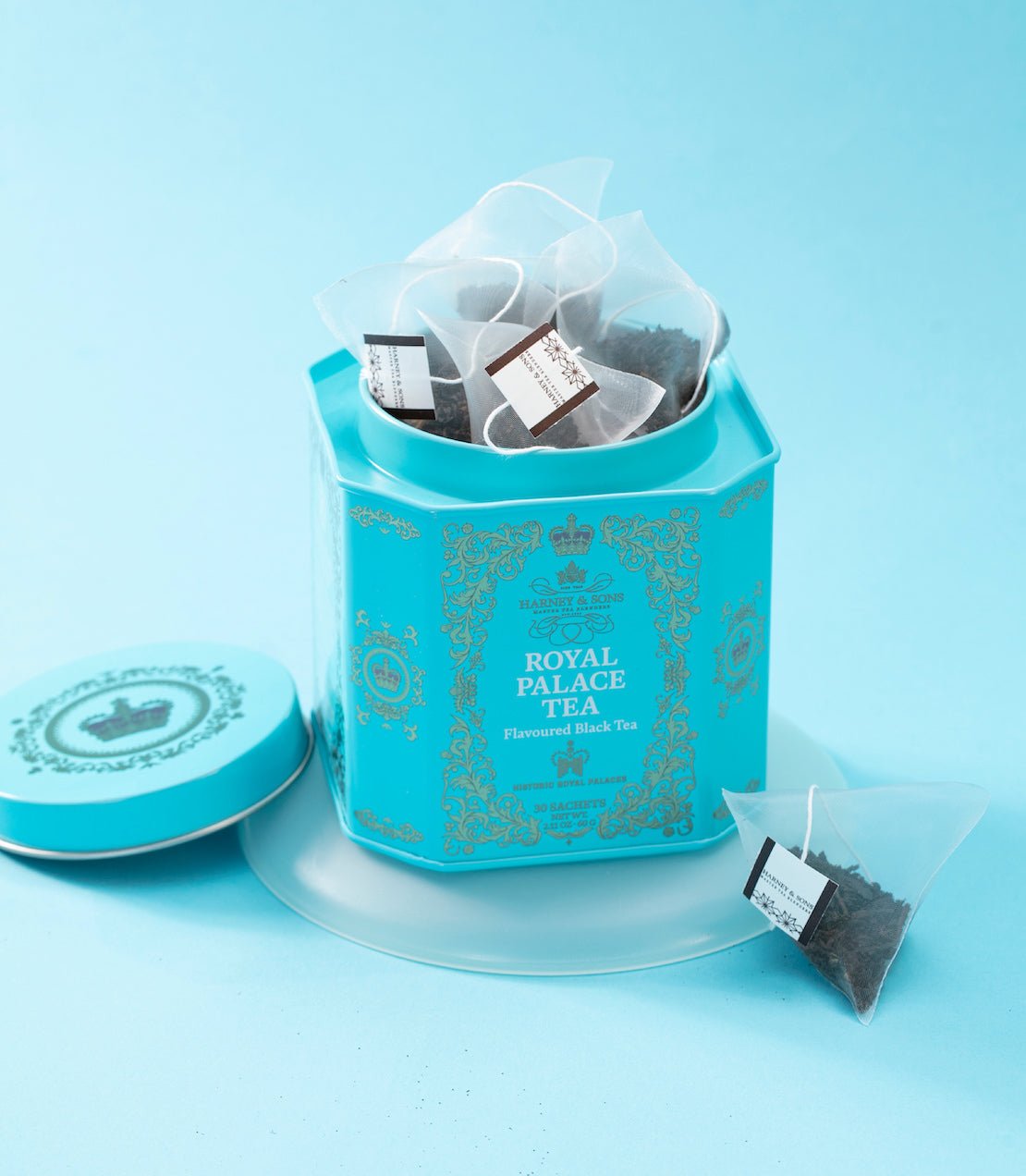 Harney & Sons Fine Teas Royal Palace Tea, HRP Tin of 30 Sachets