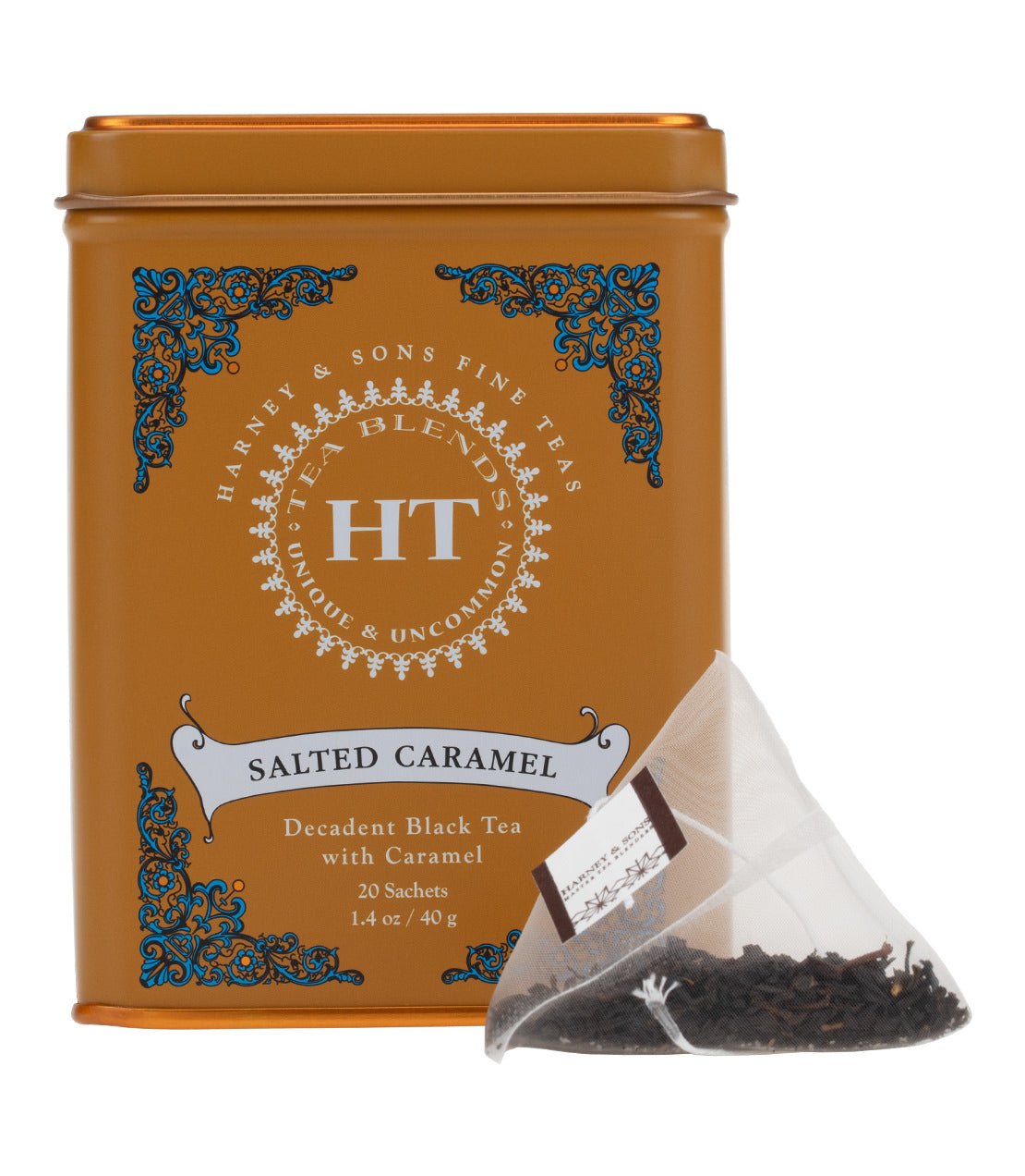 Harney & Sons Fine Teas Salted Caramel, HT Tin of 20 Sachets