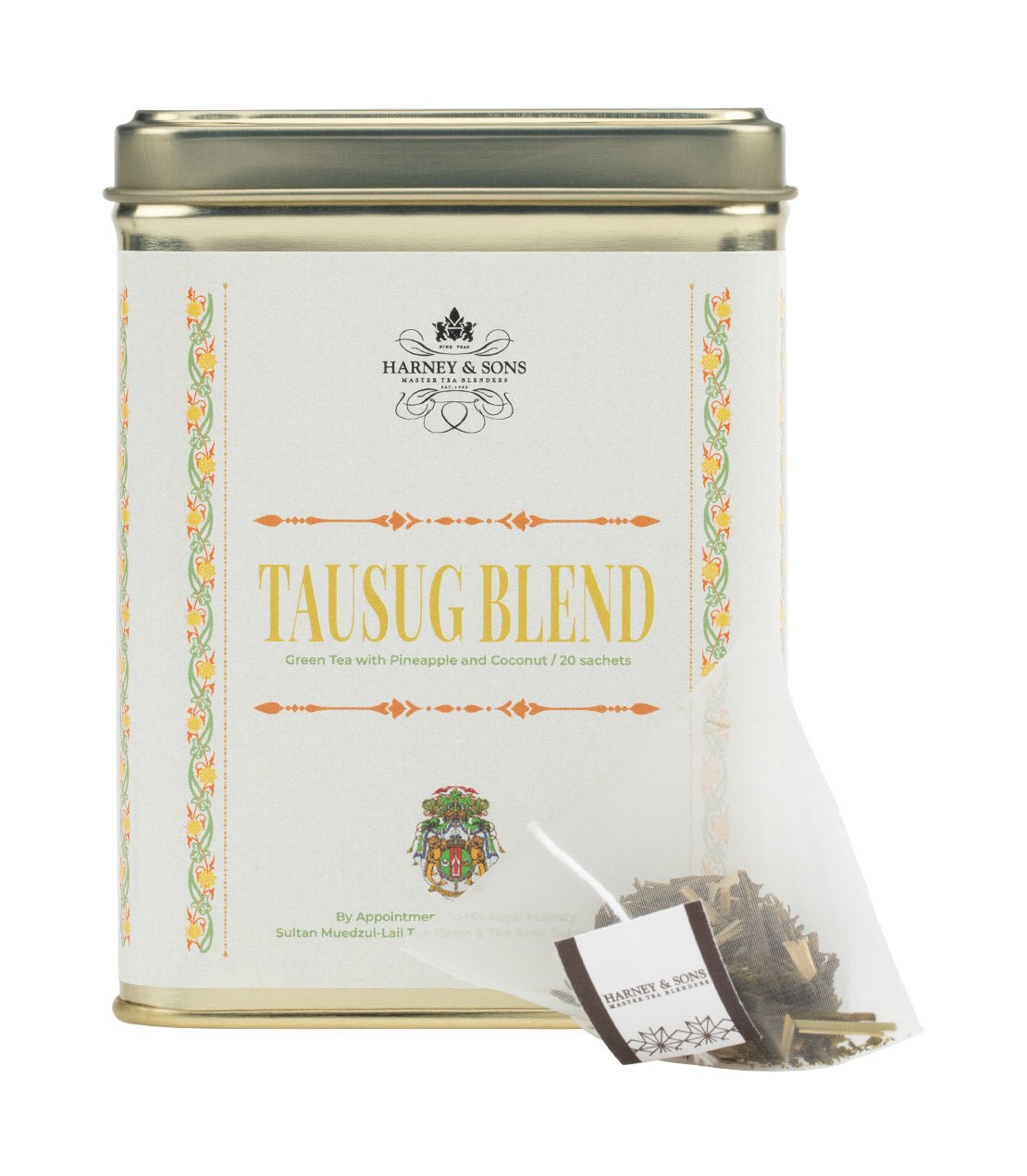 Harney & Sons Fine Teas Tausug Blend, Tin of 20 Sachets