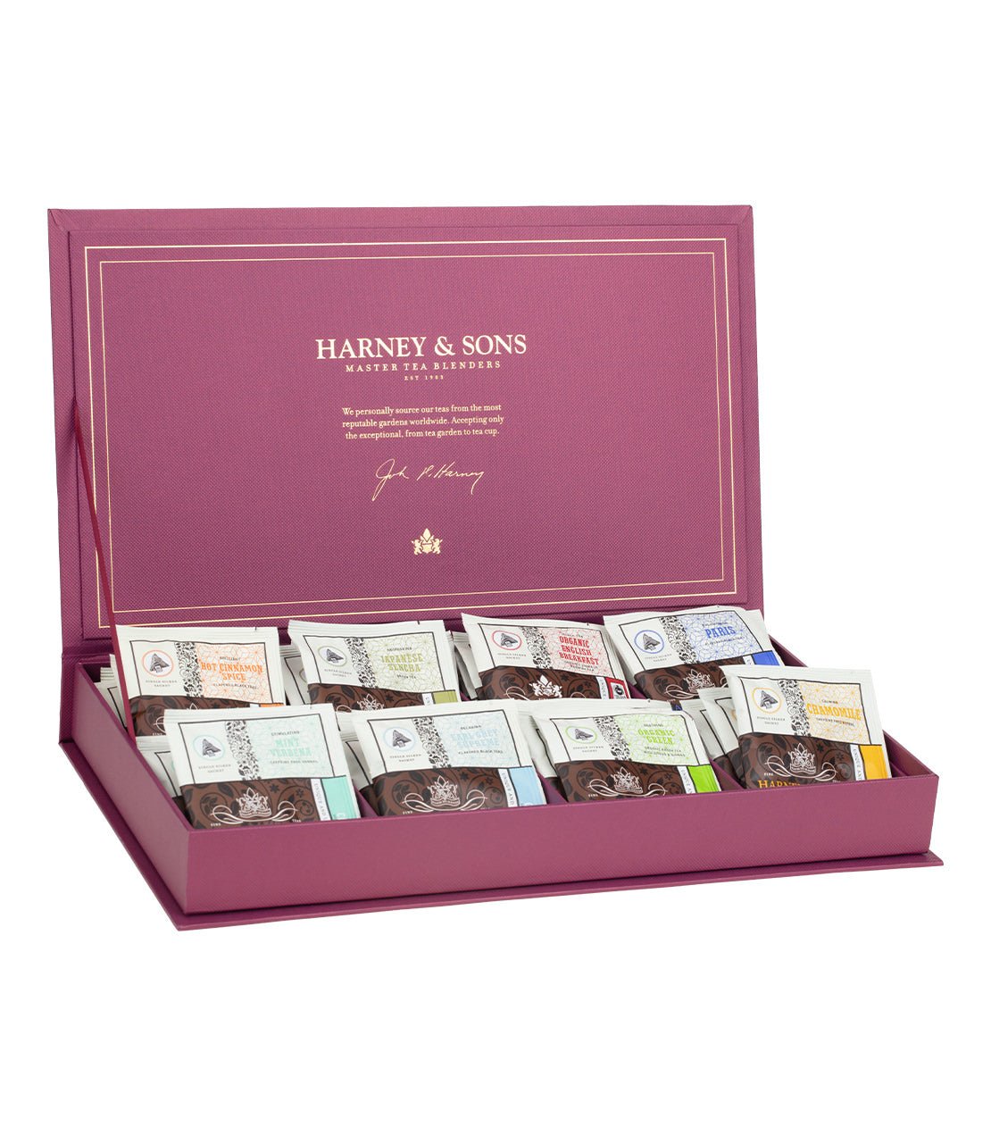 Harney & Sons Fine Teas Tea Chest Featuring Eight Teas (Assorted)