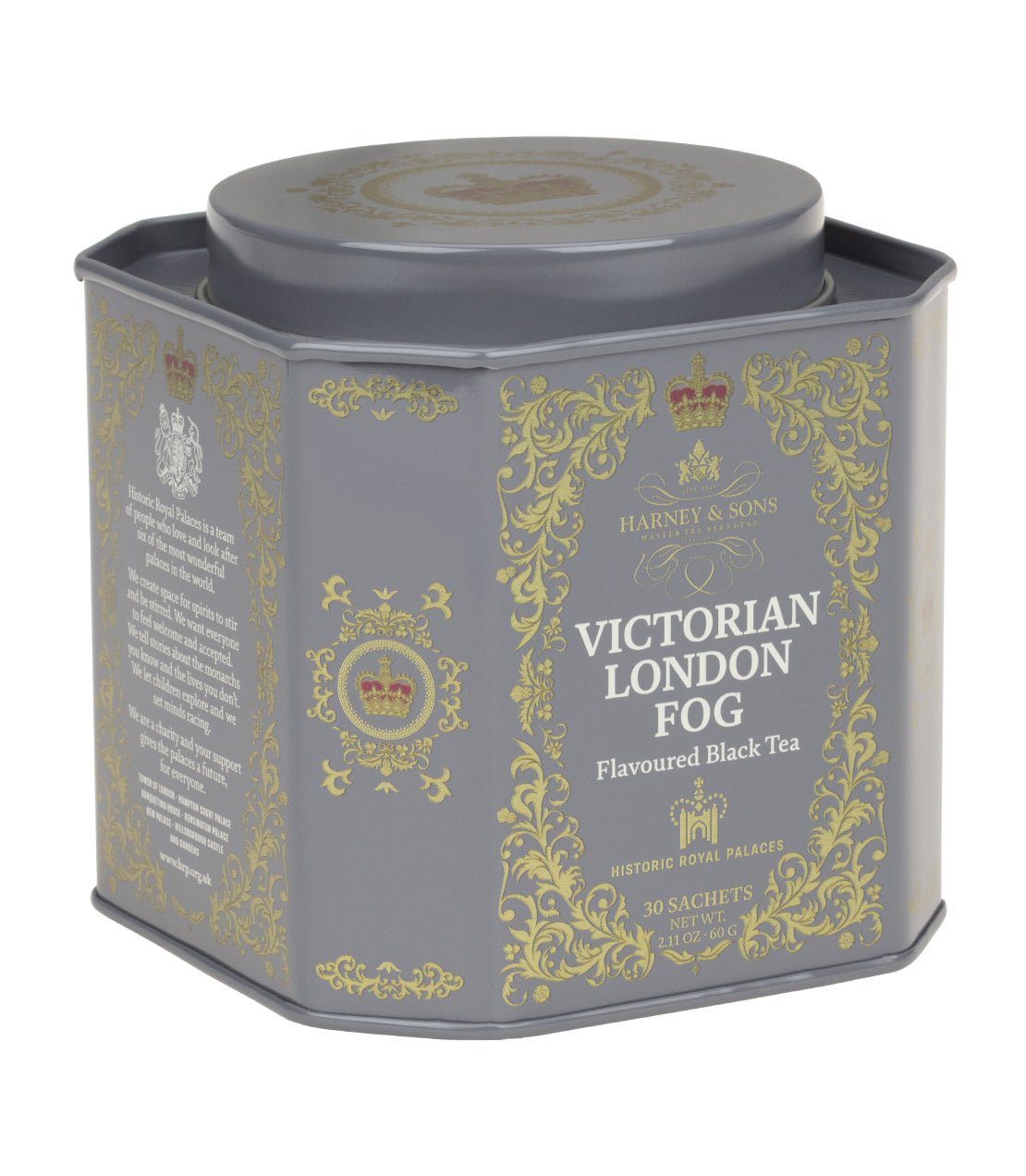 Harney & Sons Fine Teas Victorian London Fog, HRP Tin of 30 Sachets