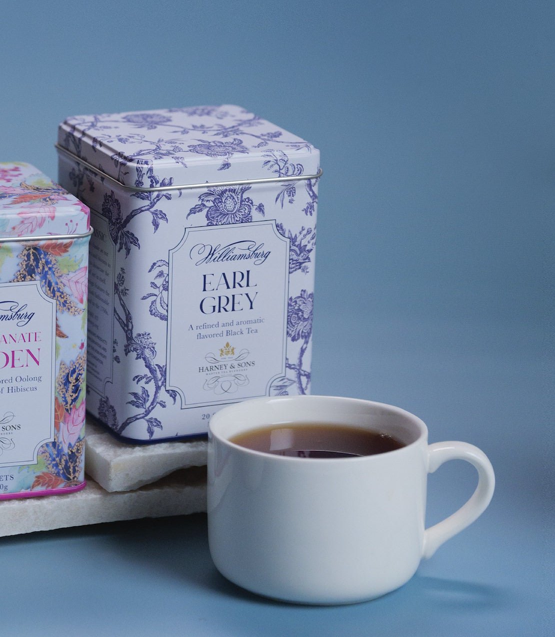 Harney & Sons Fine Teas Williamsburg Earl Grey, Tin of 20 Sachets