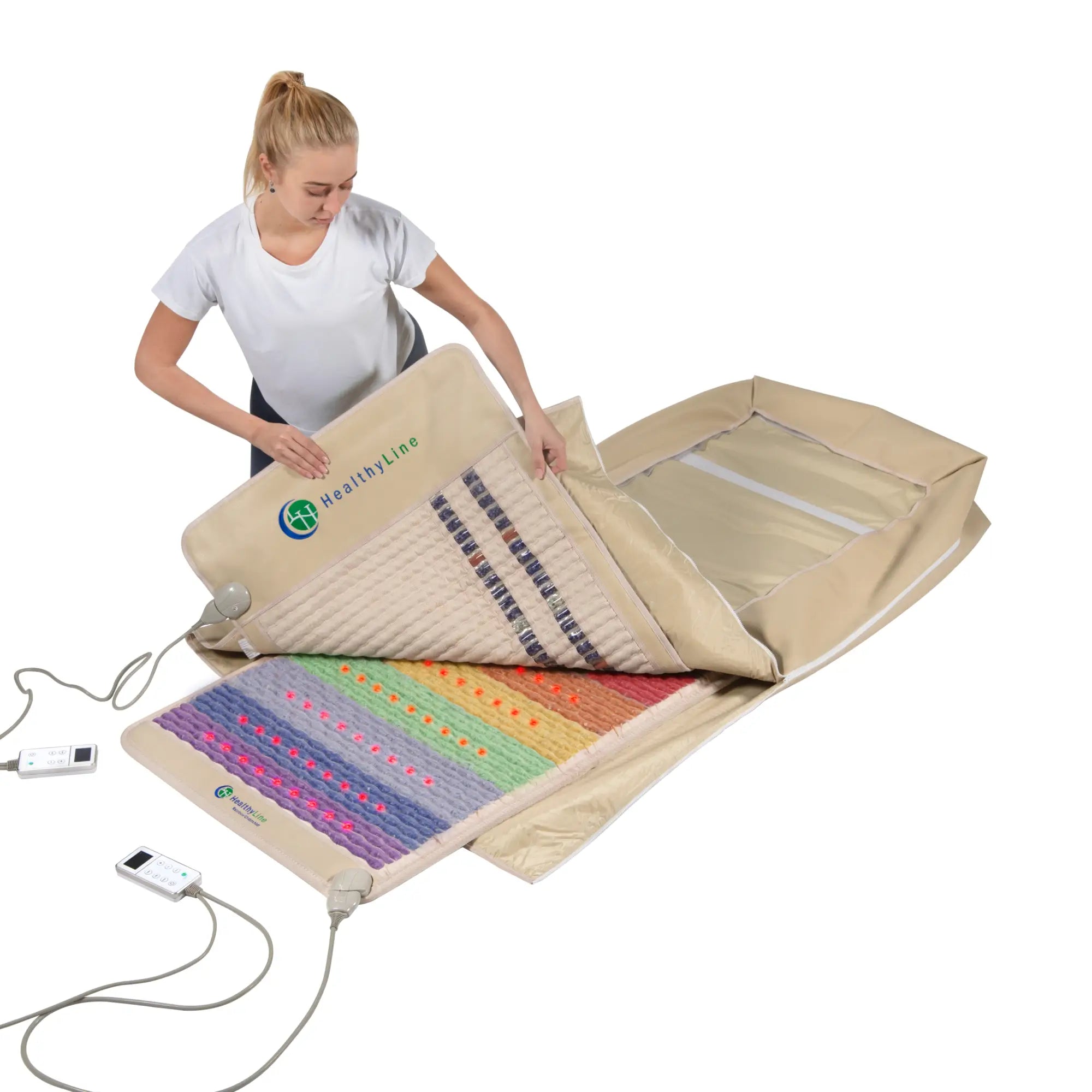 HealthyLine Rainbow Chakra 360 Wrap Set