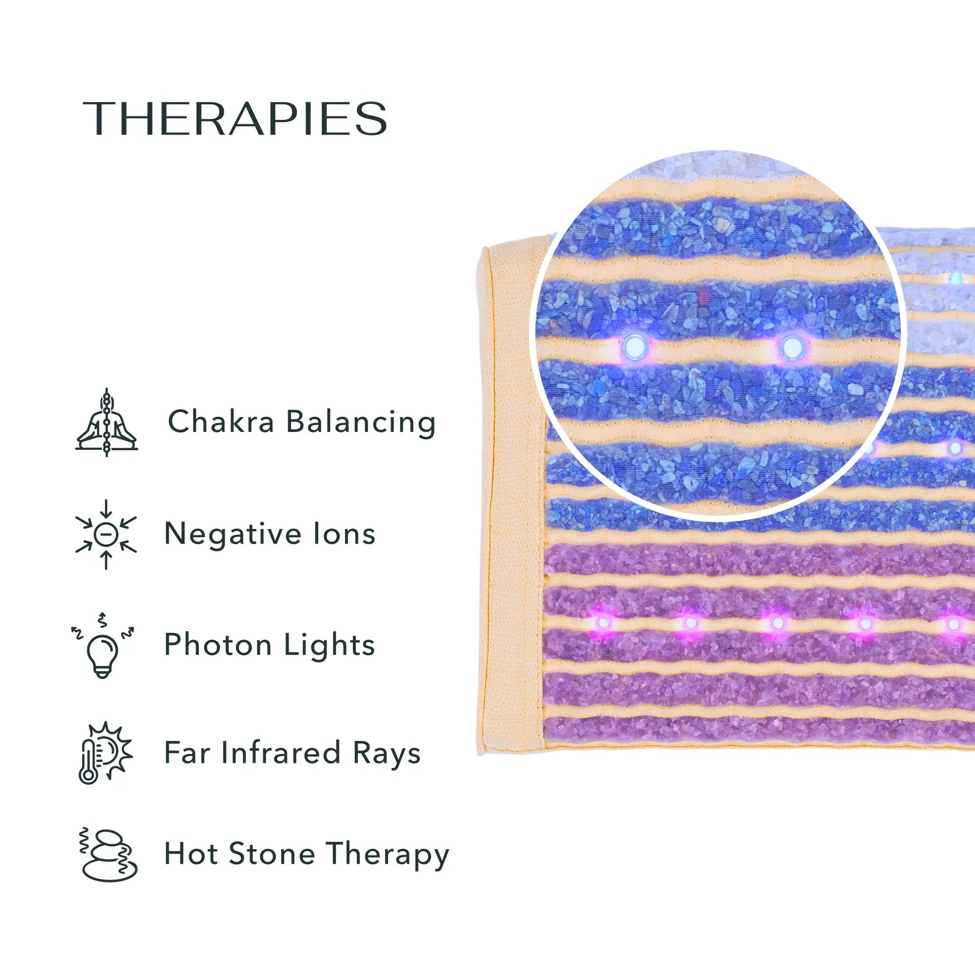 HealthyLine Rainbow Chakra Series Pillow