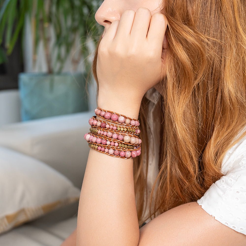 HealthyLine Rhodochrosite Bracelet