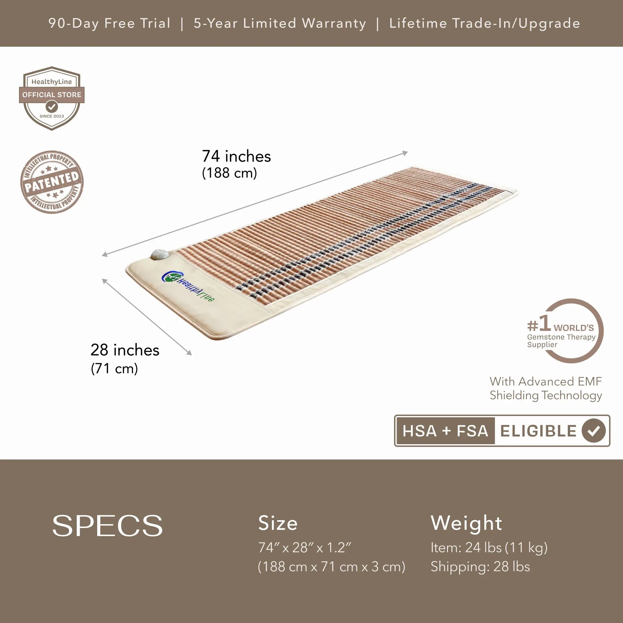 HealthyLine SOFT Series | Far Infrared Heating Mats