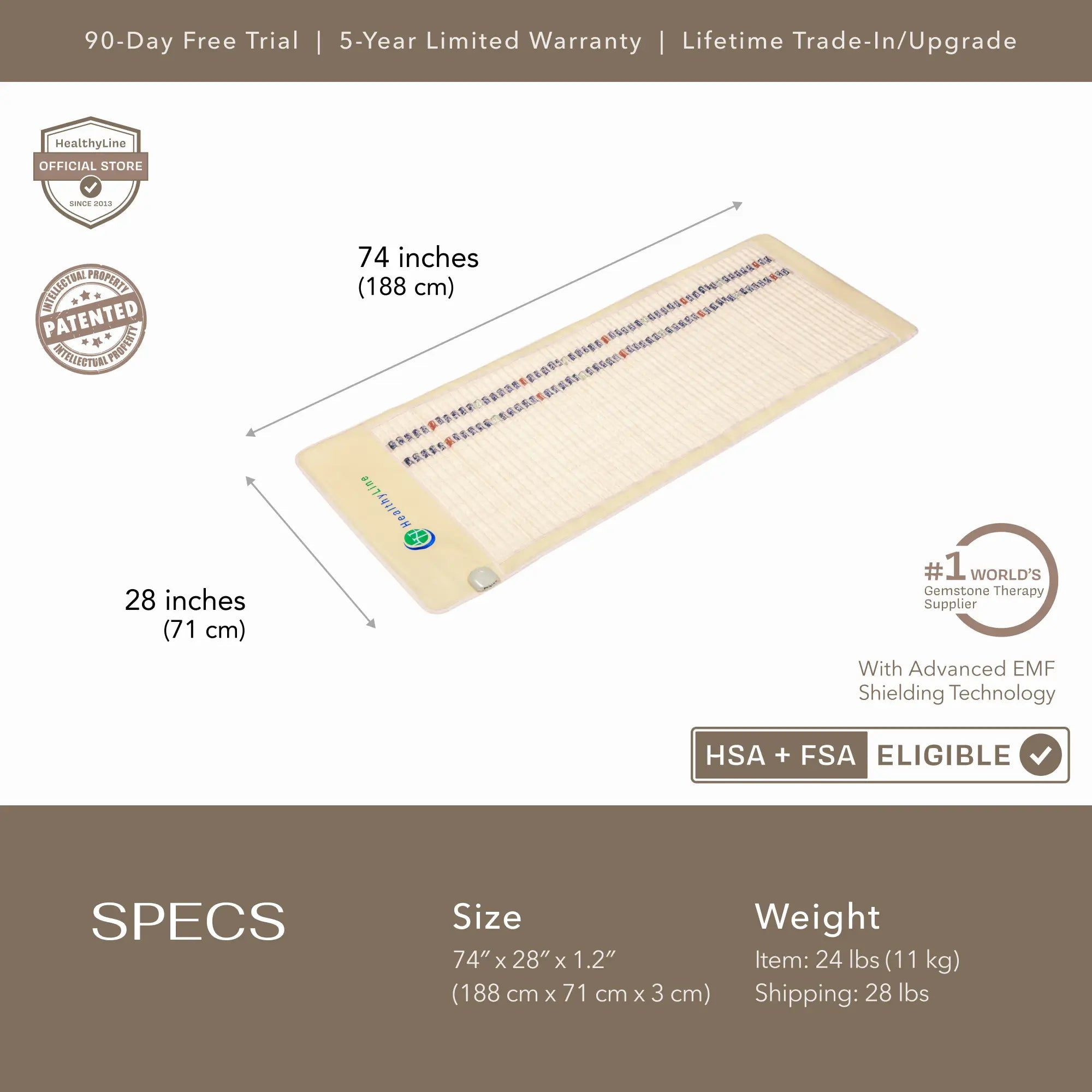 HealthyLine SOFT Series | Far Infrared Heating Mats