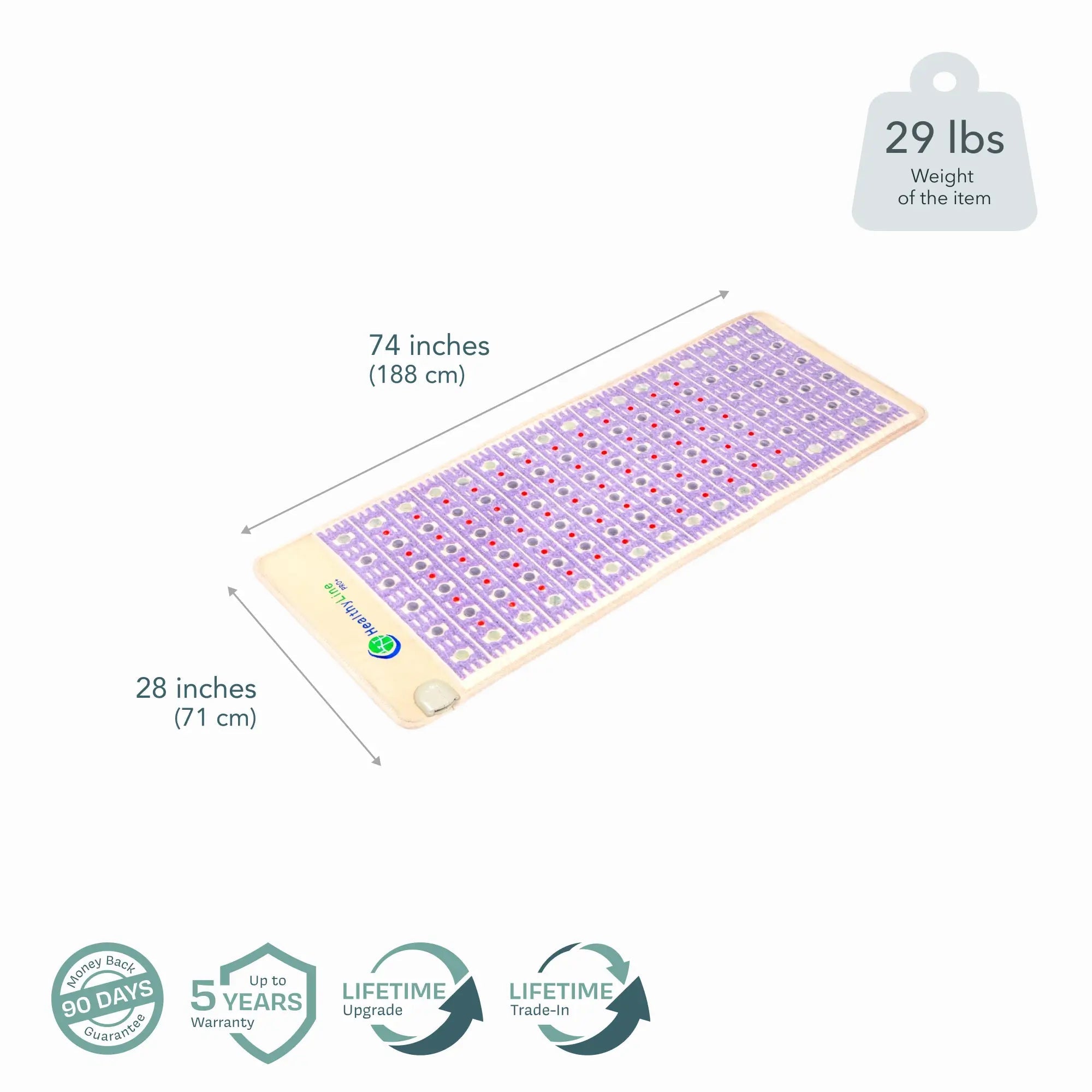 HealthyLine TAJ Series | PEMF Far Infrared Heating Mats