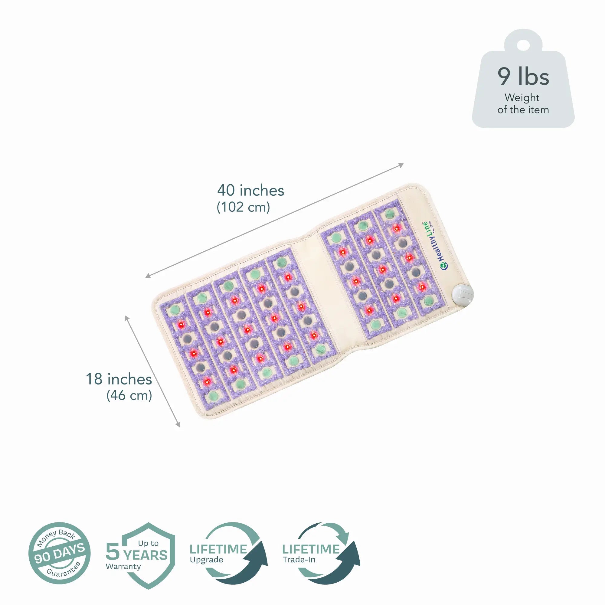 HealthyLine TAJ Series | PEMF Far Infrared Heating Mats