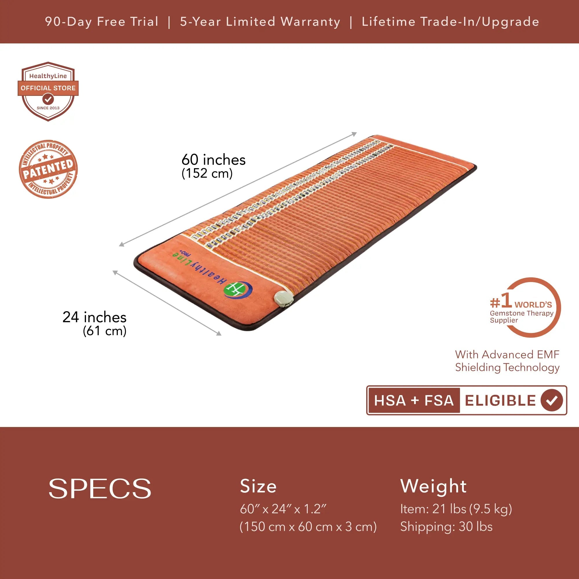 HealthyLine TAO Series | Far Infrared Heating Mats
