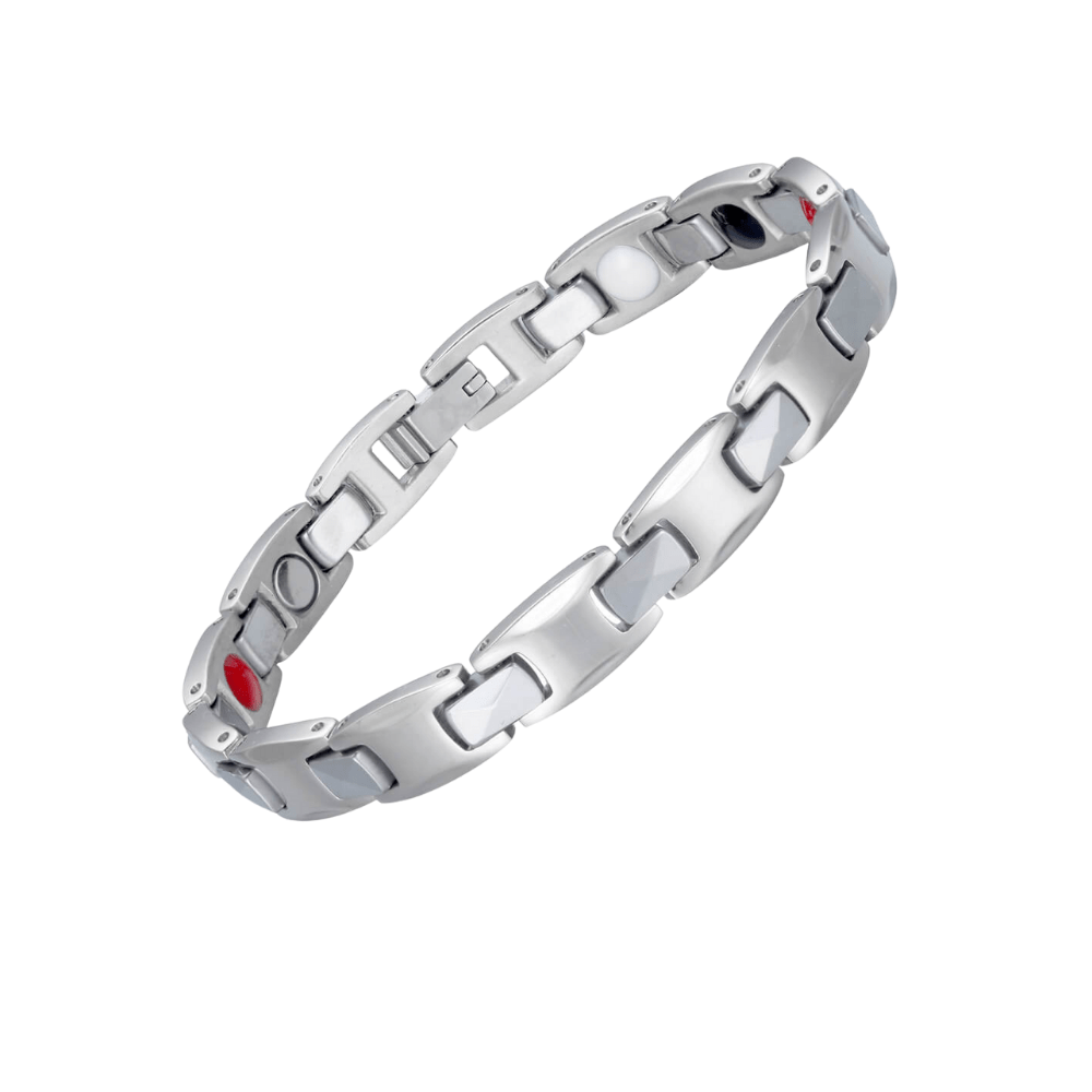 HealthyLine Tungsten Energy Bracelet 4 - in - 1. Silver Color. Model TUB080S
