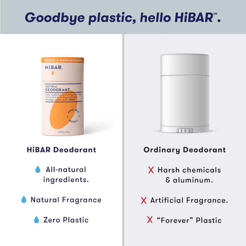 HiBAR Sensitive Plastic - Free Deodorant