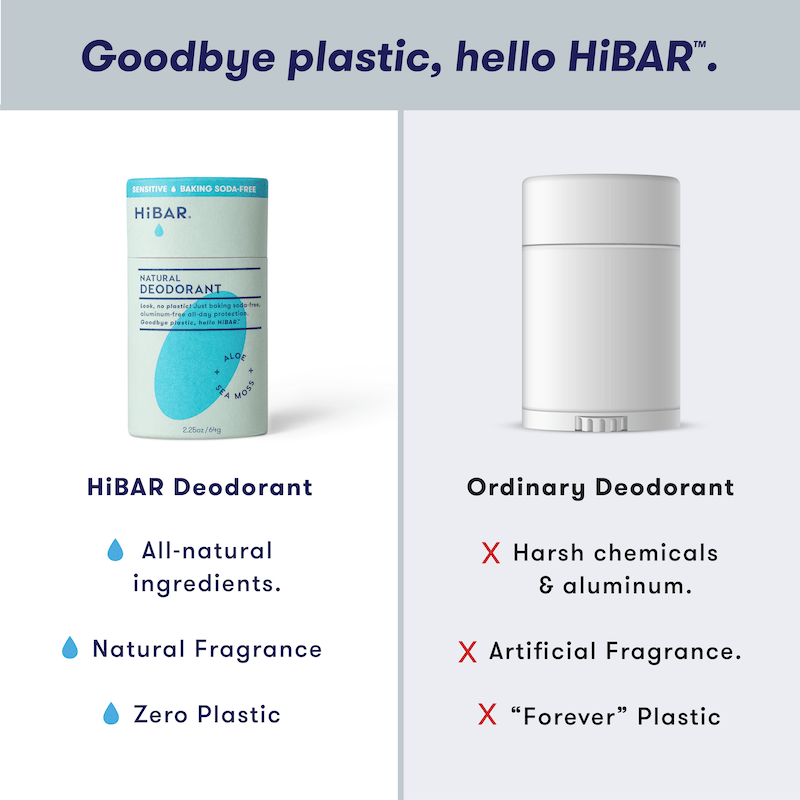 HiBAR Sensitive Plastic - Free Deodorant
