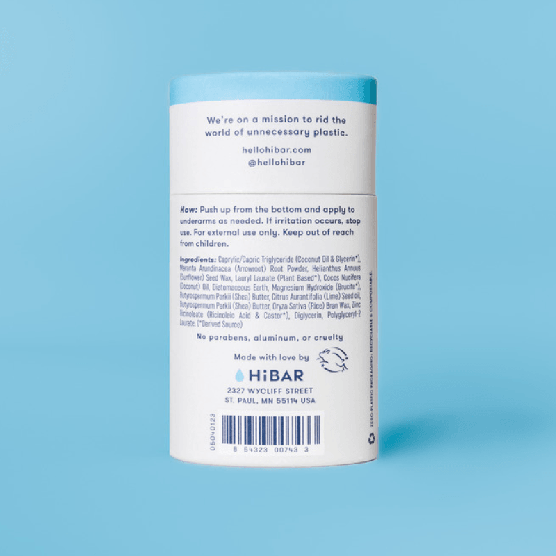 HiBAR Sensitive Plastic - Free Deodorant