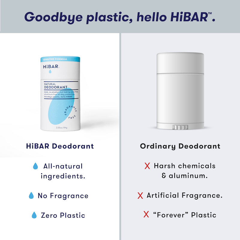 HiBAR Sensitive Plastic - Free Deodorant