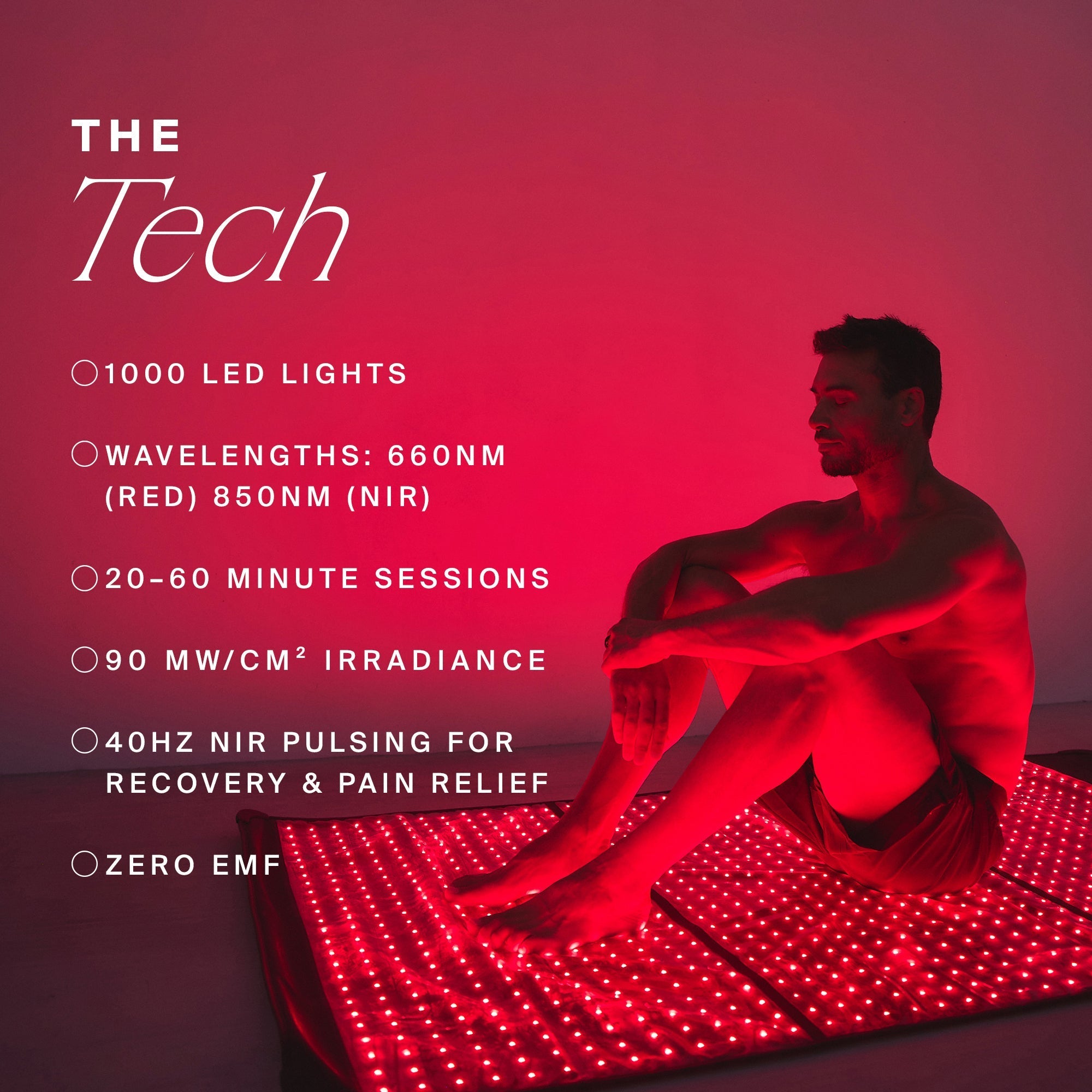 HigherDOSE Full Body Red Light Mat