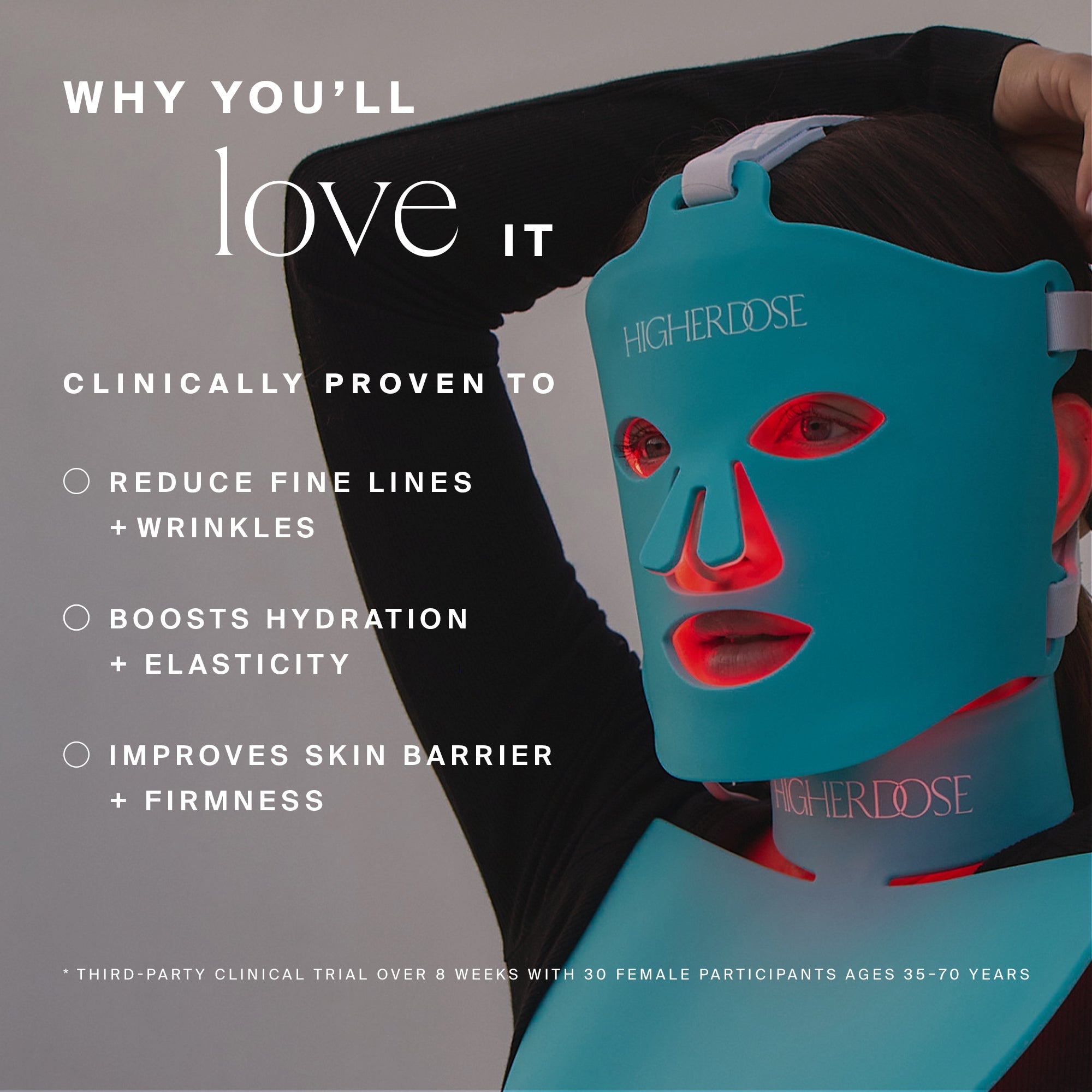 HigherDOSE HigherDOSE Red Light Face Mask Red Light Face Mask