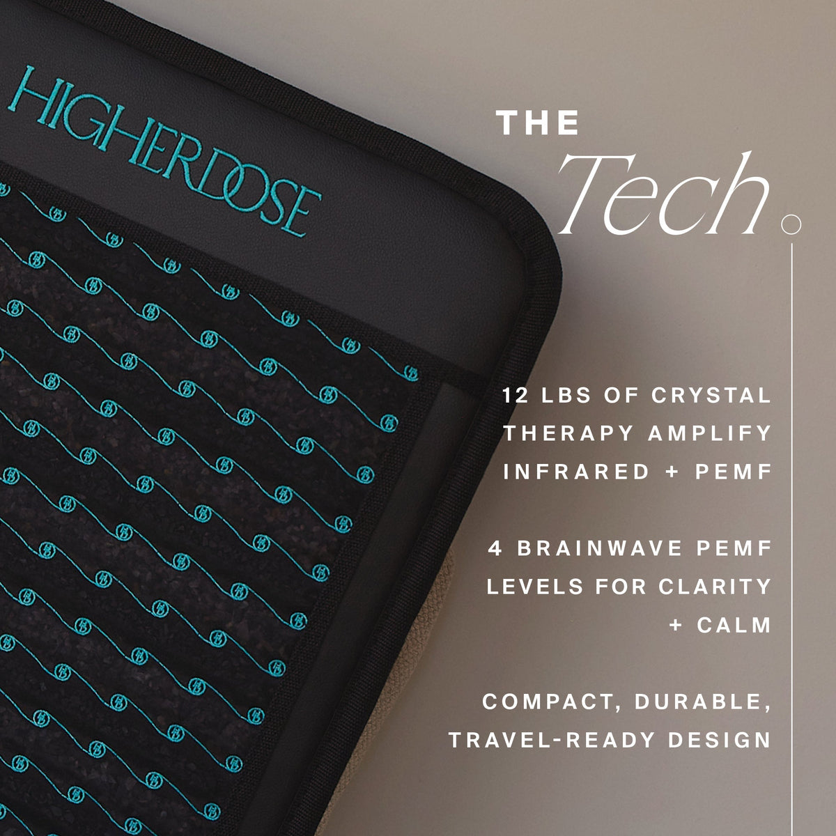 HigherDOSE PEMF Go Mat controller and settings