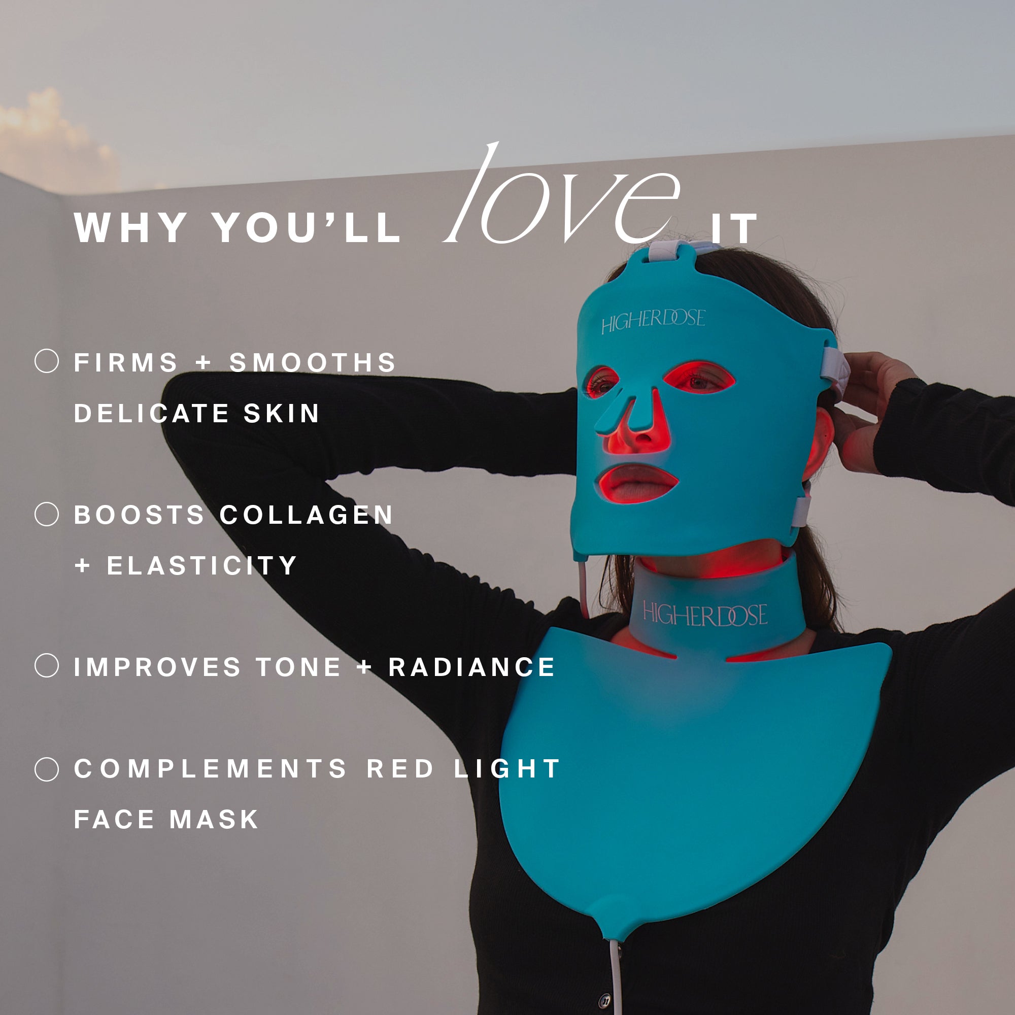 HigherDOSE Red Light Neck Enhancer