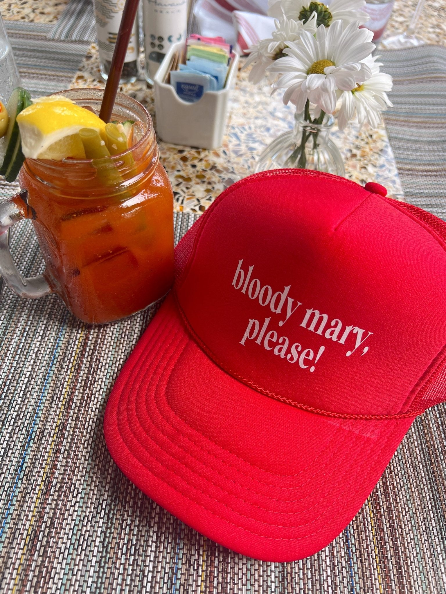 KenzKustomz Bloody Mary Please Trucker Hat