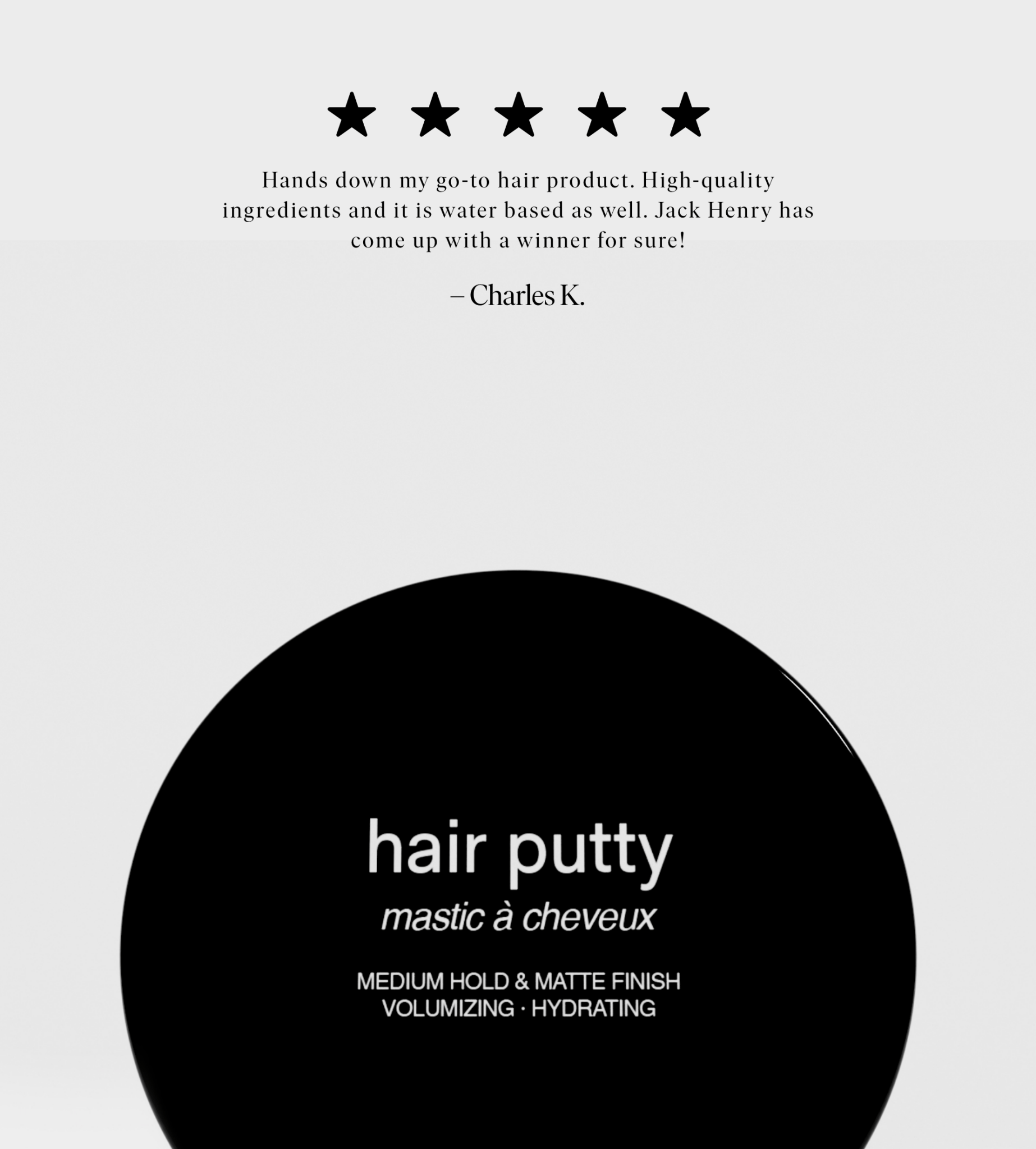 JACK HENRY hair putty