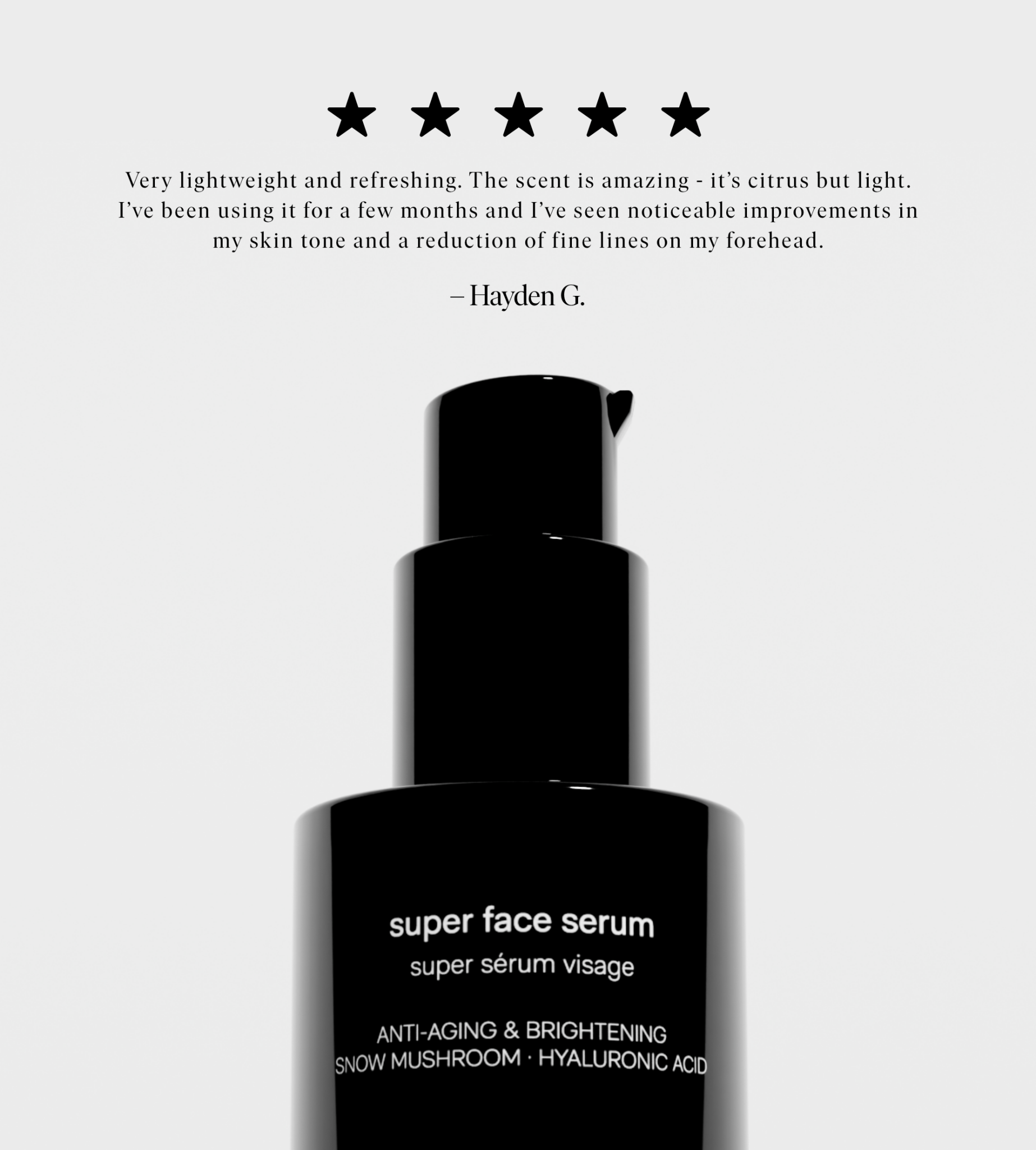 JACK HENRY super face serum