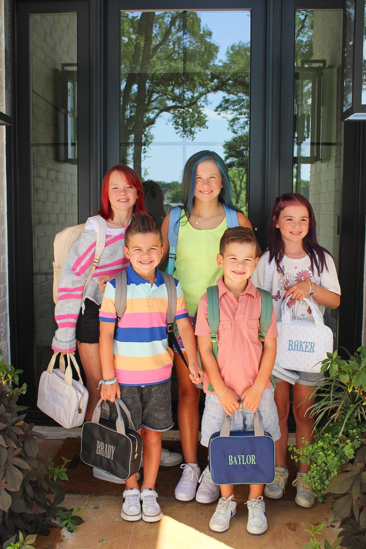 KenzKustomz Black + Grey Colorblock Backpack