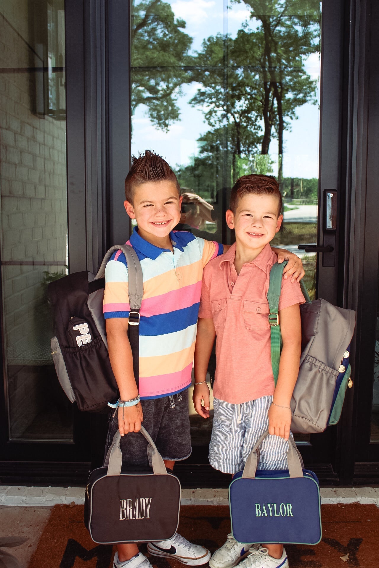 KenzKustomz Black + Grey Colorblock Backpack