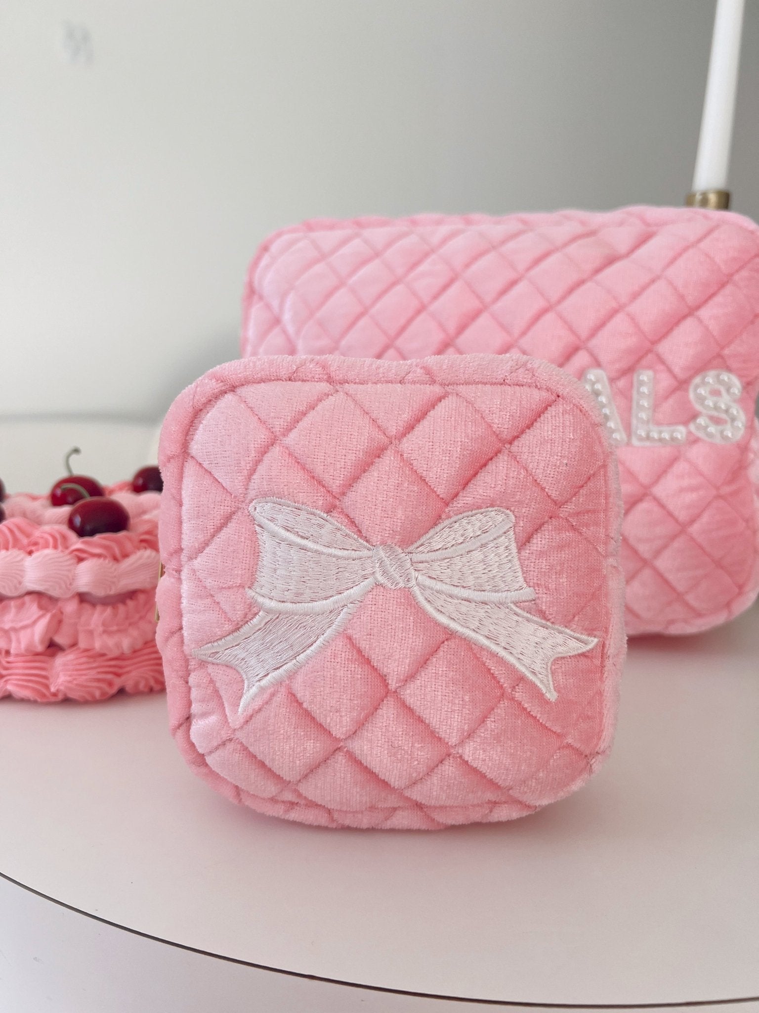 KenzKustomz Bow Mini - Pink Velvet