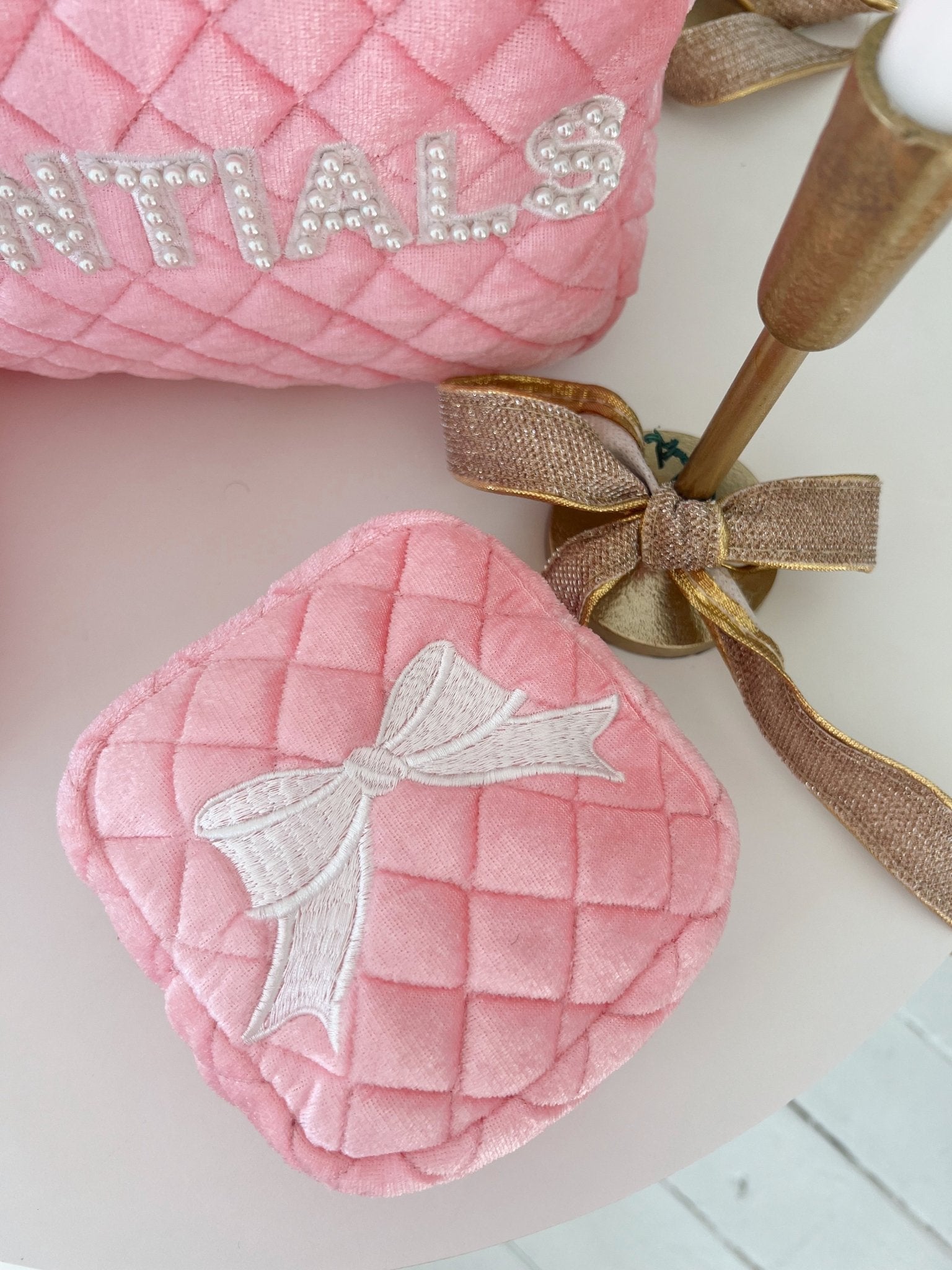 KenzKustomz Bow Mini - Pink Velvet